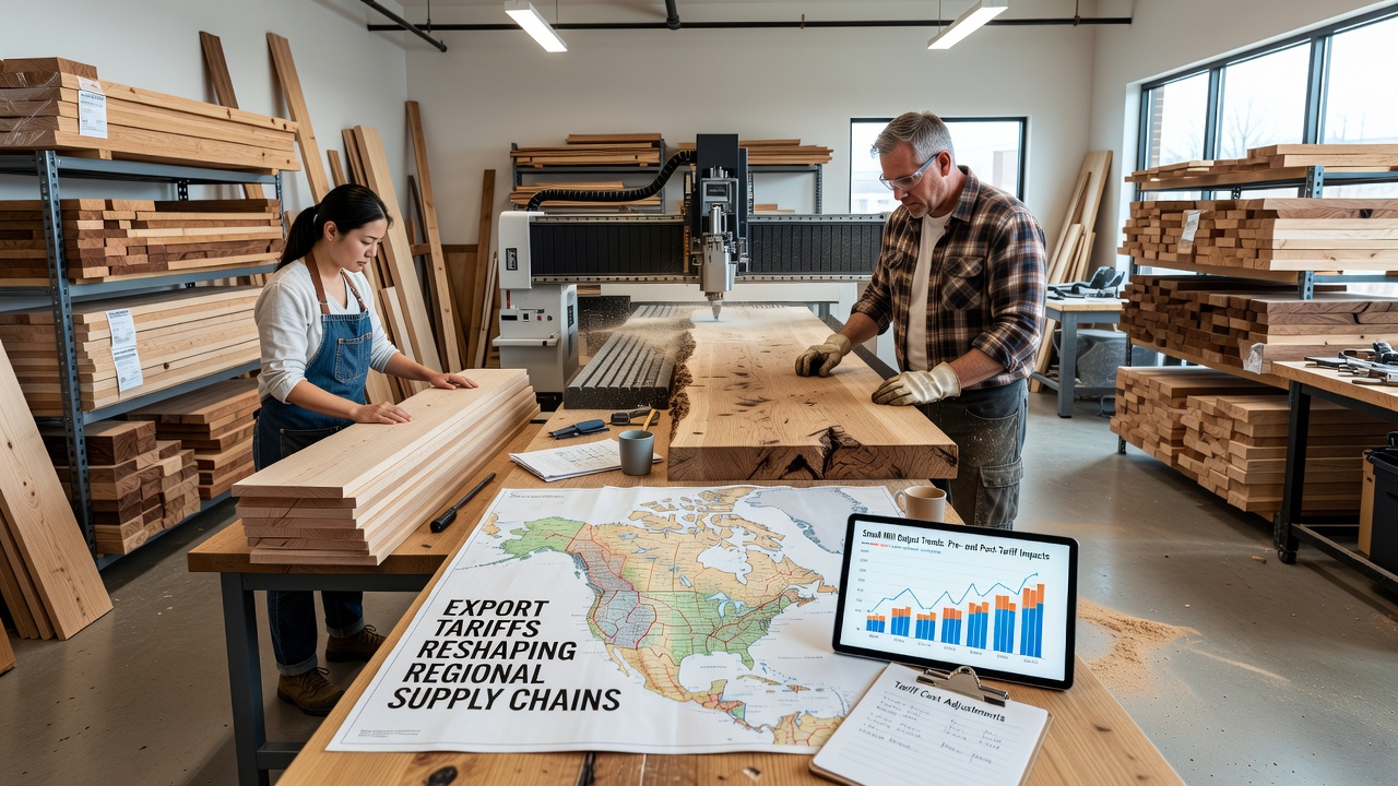 Export Tariffs Prompt Supply Chain Adjustments Among Regional Woodworkers